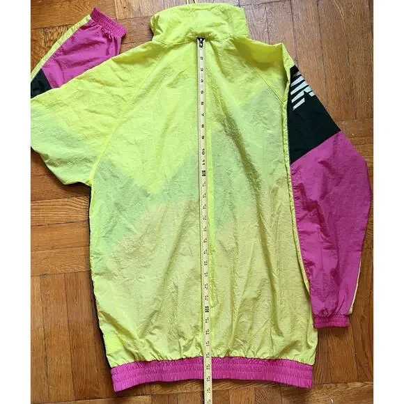 RARE New Balance Womens S Neon Retro Sport Style Optiks Windbreaker Coco Gauff - Picture 8 of 12